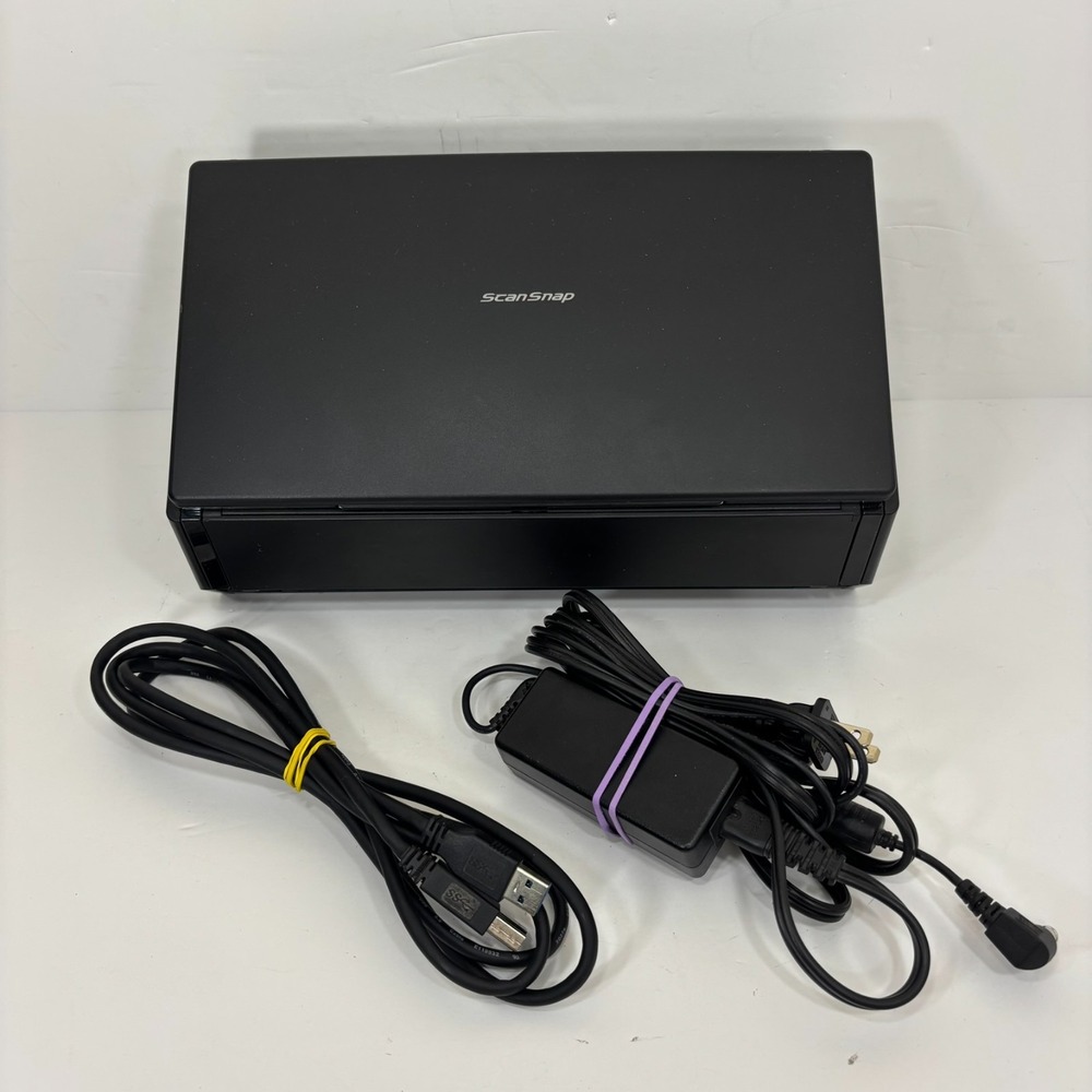 Fujitsu ScanSnap iX500 Color Duplex Image Scanner w/ Cords - Tested